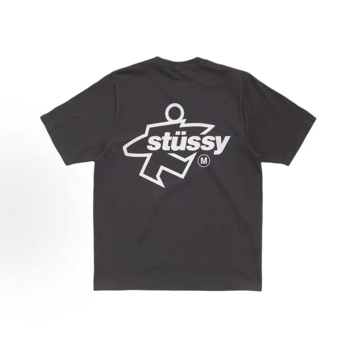 Stussy SS26 Classic Versatile Loose Geometric Logo Short-Sleeved T-Shirt (For Both Men and Women)
