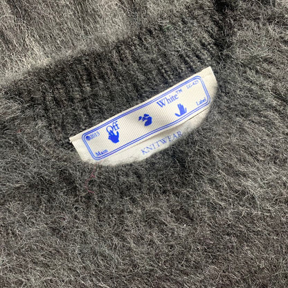 Off-White gradient arrow mohair hoodie