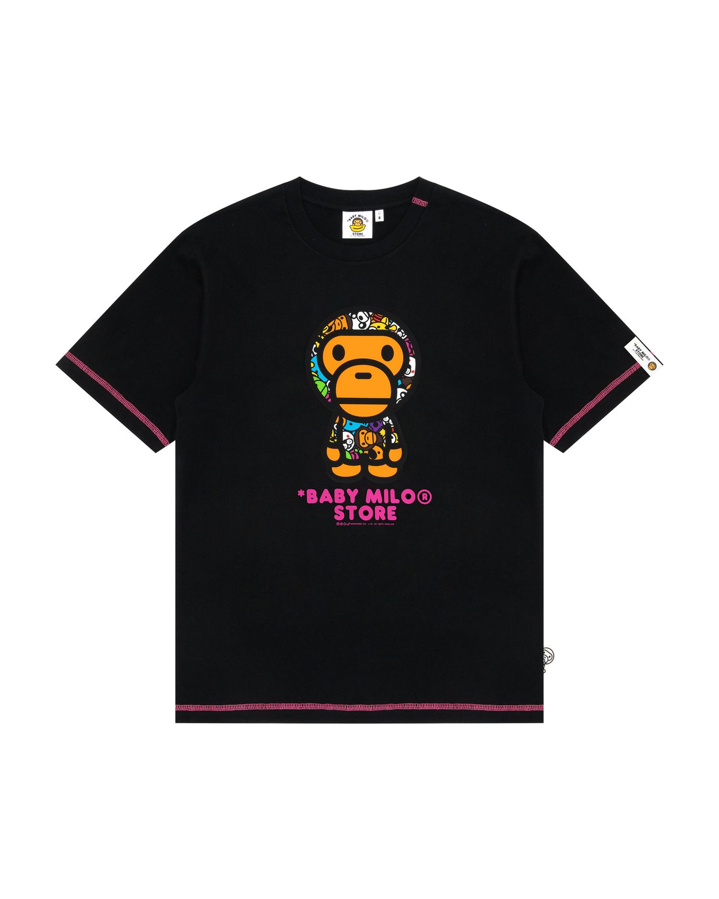 A Bathing Ape Baby Milo tee In Black
