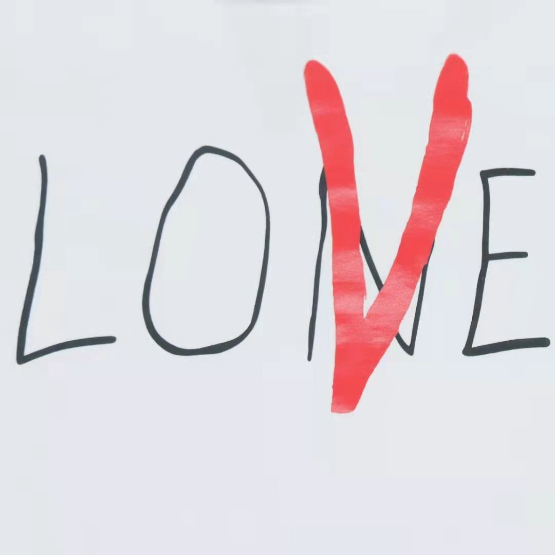VLONE Valentine's Day Hoodie White