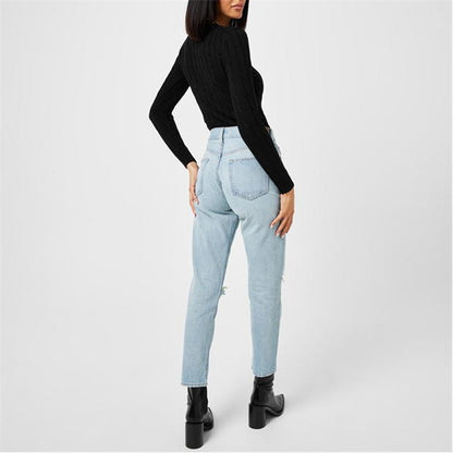 Ralph Lauren Julianna Crewneck Sweater Black