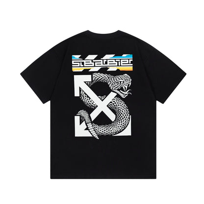 Off-White Snake Arrow Embroidered T-shirt