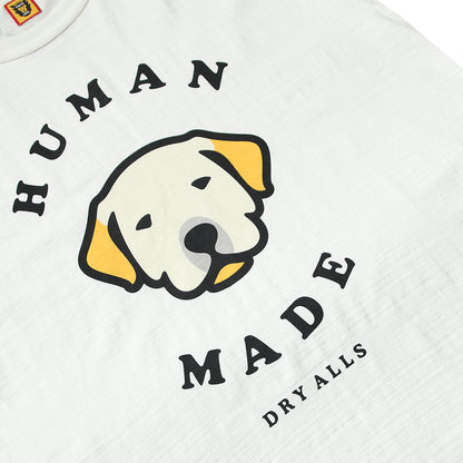 Human Made Dog Head Logo Tee White