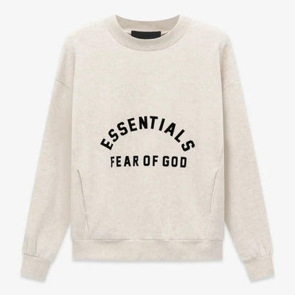 FOG FEAR OF GOD 23 double line semi-arc round neck sweatshirt ESSENTIALS casual top