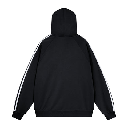 Balenciga jointly  Adidas logo hoodie BL238021 black