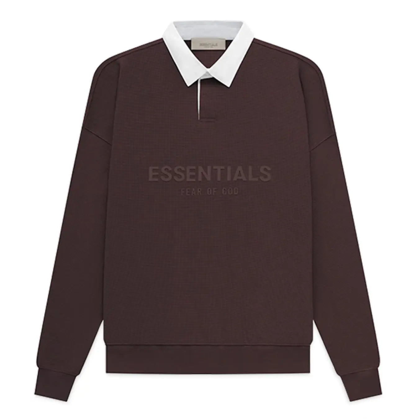 FOG FEAR OF GOD 23 double thread waffle POLO collar sweatshirt ESSENTIALS casual top