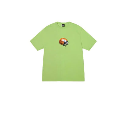STUSSY LADYBUG PRINT TEE GREEN