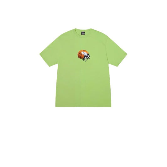 STUSSY LADYBUG PRINT TEE GREEN