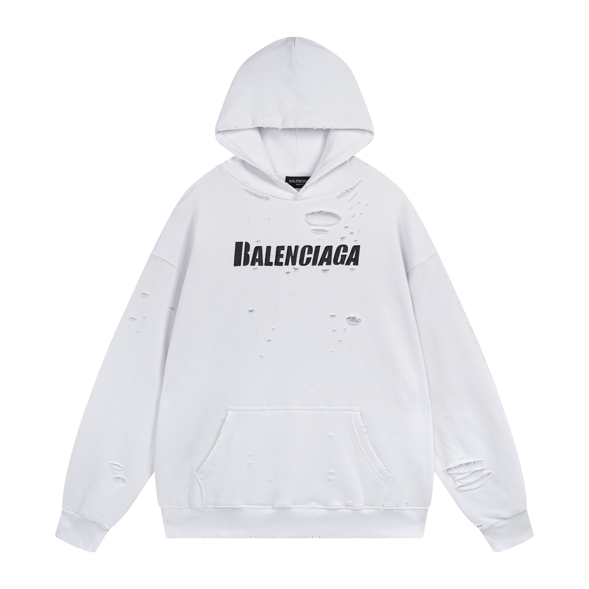 Balenciga logo hoodie BL238001 white