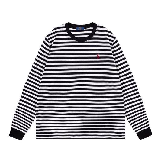 Ralph Lauren striped sweatshirt white/black