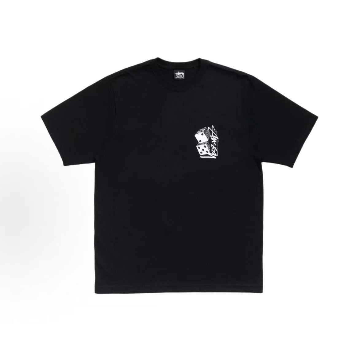 Stussy SS26 Classic Loose Dice Logo Short-Sleeved T-Shirt (The same style for both men and women)