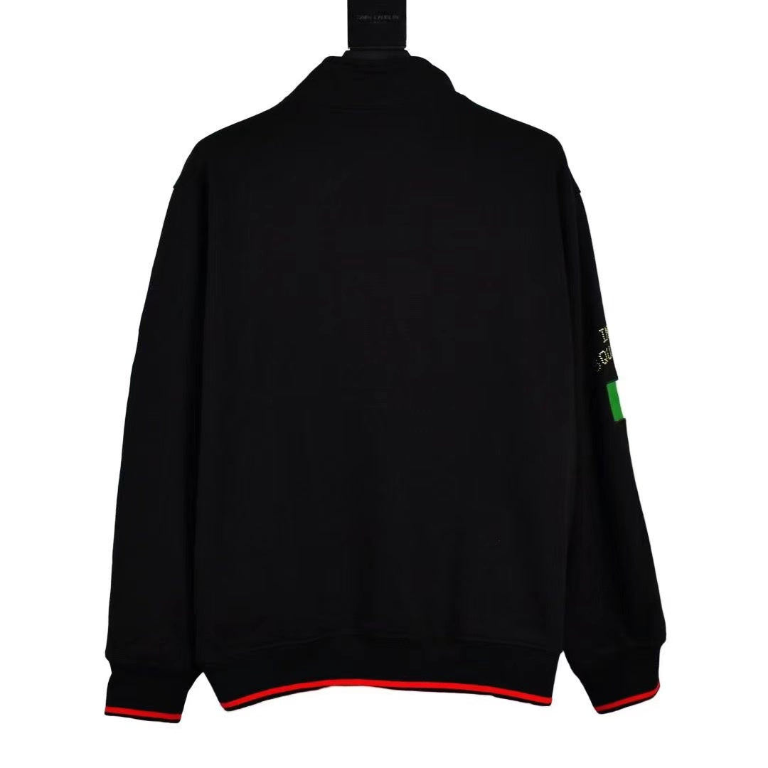 Supreme Milano Half Zip Pullover Black
