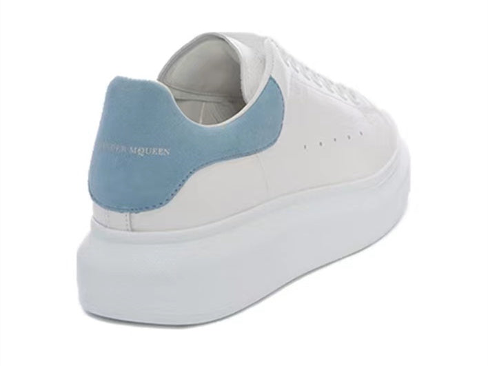 Alexander Mcqueen Women's Oversized Sneaker in White/powder Blue