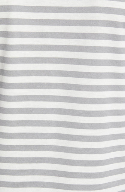 Small Heart Stripe Colorblock Long Sleeve T-Shirt