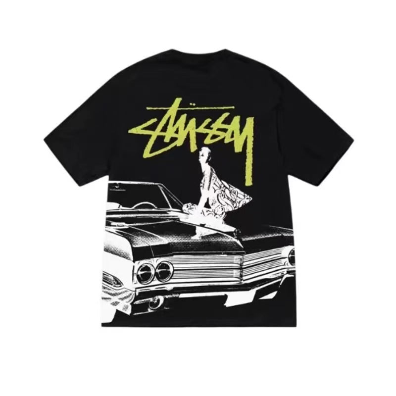 STUSSY BEAT THE MADNESS TEE BLACK