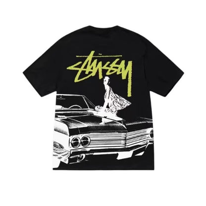 STUSSY BEAT THE MADNESS TEE BLACK