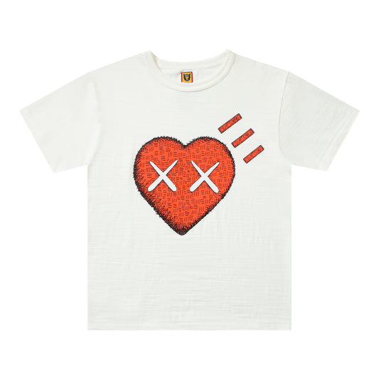 Human Made Love Heart  Logo Tee White