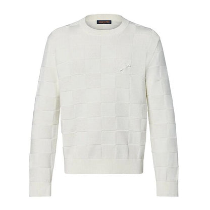 LOUIS VUITTON DAMIER STITCH CREWNECK – LVH045
