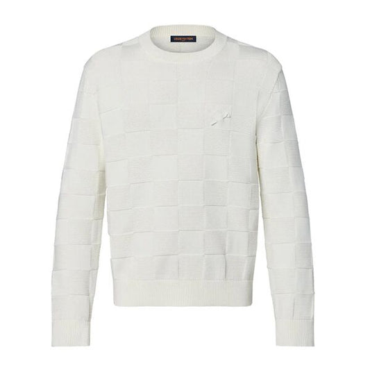LOUIS VUITTON DAMIER STITCH CREWNECK – LVH045