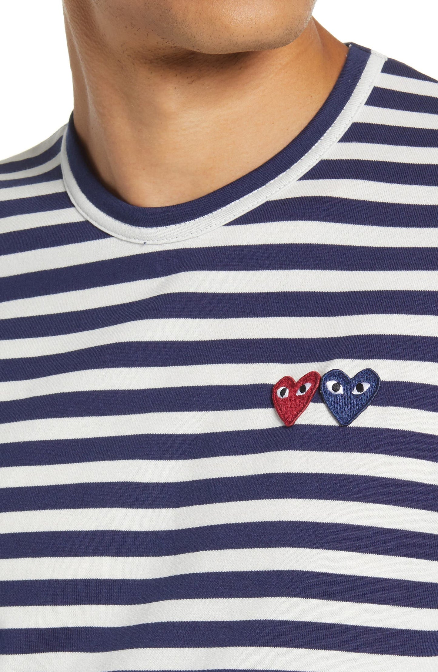 Twin Appliqué Stripe T-Shirt