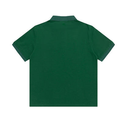 AMI Small Logo Short Sleeve Shirt  Dark Green