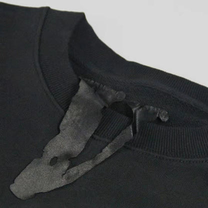VLONE Logo Print Hoodie Black/Purple