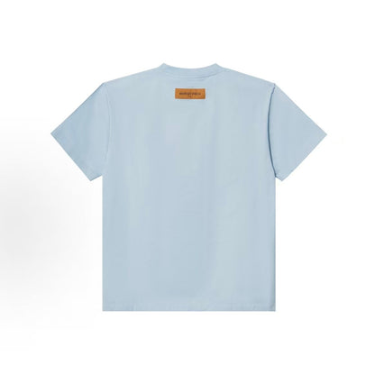 LOUIS VUITTON SKI Winter 2026 Collection Printed Embroidery Short-Sleeved T-Shirt for Men