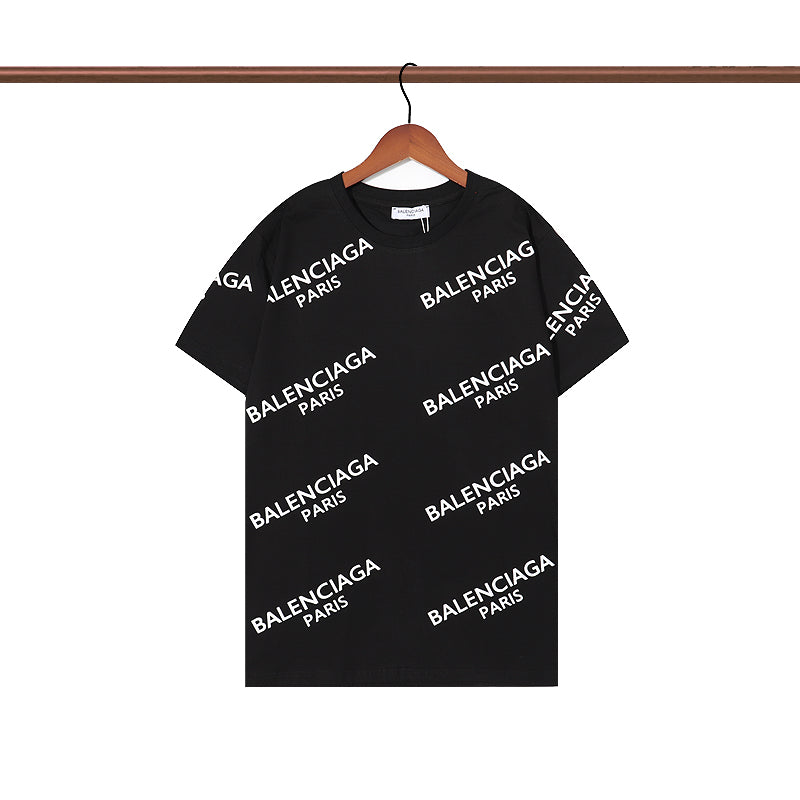 Balenciga logo tee qn821 black