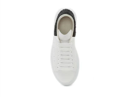Alexander Mcqueen Women's Oversized Sneaker in White/jet Black