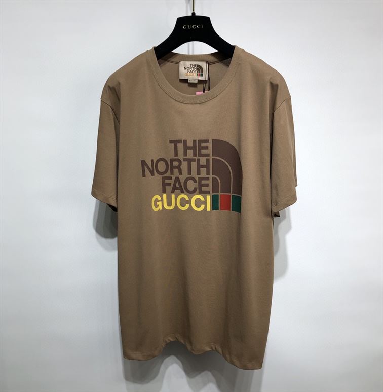 THE NORTH FACE X GUCCI T-SHIRT IN CAMEL – GGS011