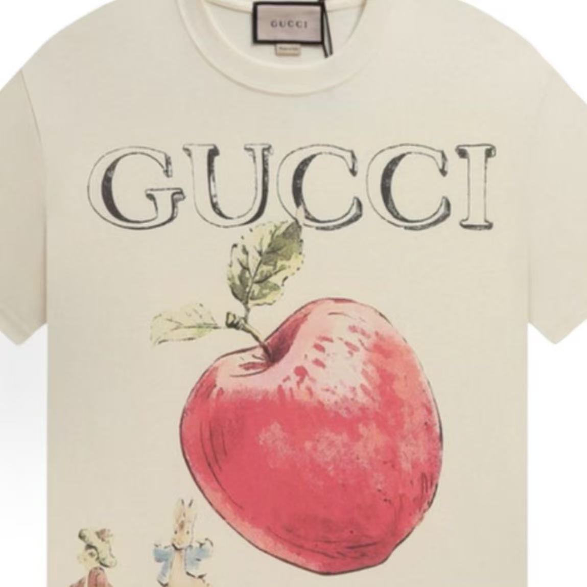 GUCCI - Floral Print Loose-Fitting Short-Sleeved T-Shirt - Men's and Women's style alike