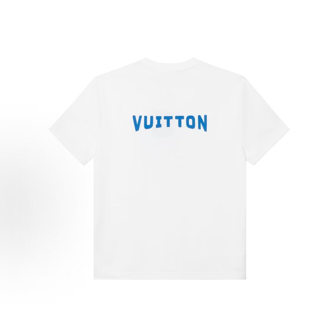 LOUIS VUITTON x Nigo Collaboration Collection - FW25 Letter-Printed Round-neck Hooded Short-Sleeve T-Shirt for Men