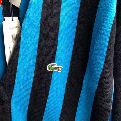 Supreme Stripe Cardigan Hoodie Blue