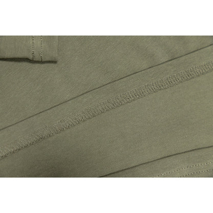 Stone Island Logo Tee In Army Green