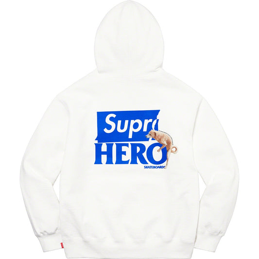 Supreme Anti Hero Hoodie White