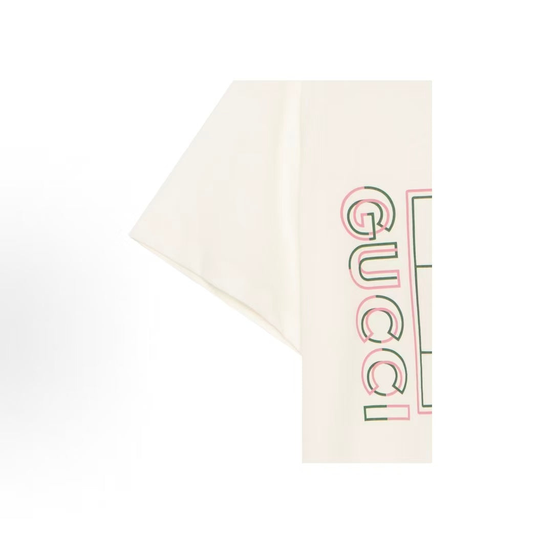 GUCCI 2022 Fall Logo Letter Print Round-neck Short-sleeved T-Shirt for Women, in Brown