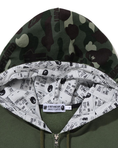 A Bathing Ape X UNDFTD Color Camo Relaxed Zip Hoodie