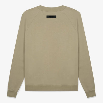 FOG FEAR OF GOD double thread small label flocking round neck sweatshirt ESSENTIALS casual top