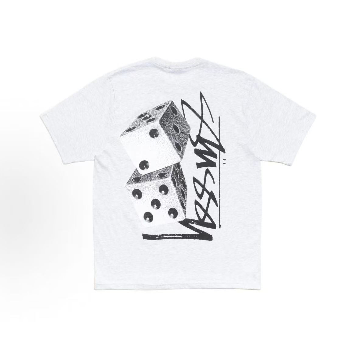 Stussy SS26 Classic Loose Dice Logo Short-Sleeved T-Shirt (The same style for both men and women)