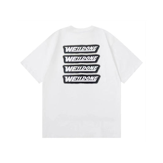WE11DONE Logo Tee White