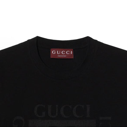 GUCCI Gucci Fine Wool Knitted Cotton Fade-Resistant Short-Sleeved T-Shirt for Men