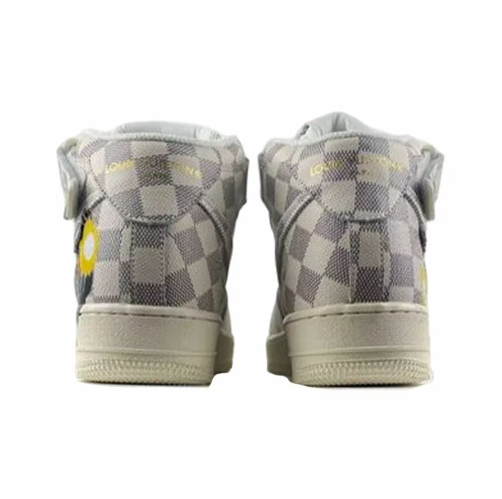 Louis Vuitton Nike Air Force 1 Mid By Virgil Abloh Graffiti unisex