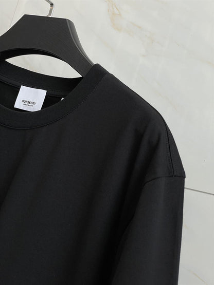 BURBERRY LOGO PRINT COTTON T-SHIRT – BRS032