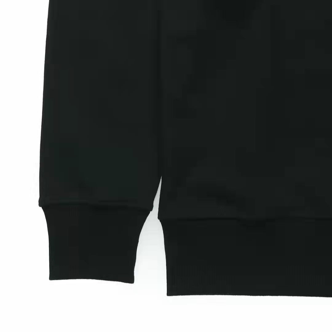 VLONE Letters Logo Print Hoodie Black/Orange