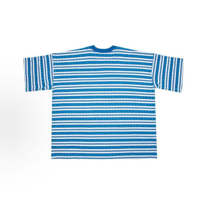 Chrome Hearts SS23 Striped Logo Printed Round Neck Pullover Short Sleeve T-Shirt for Men