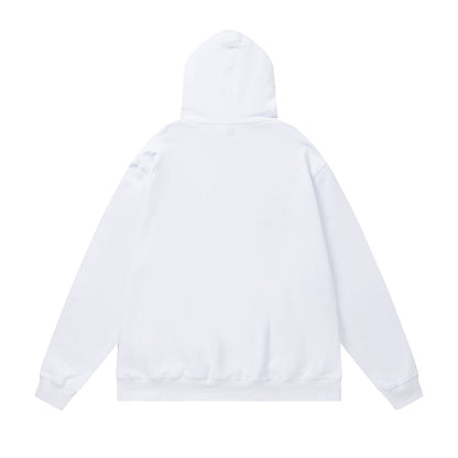 AMI  Big Logo Hoodie White