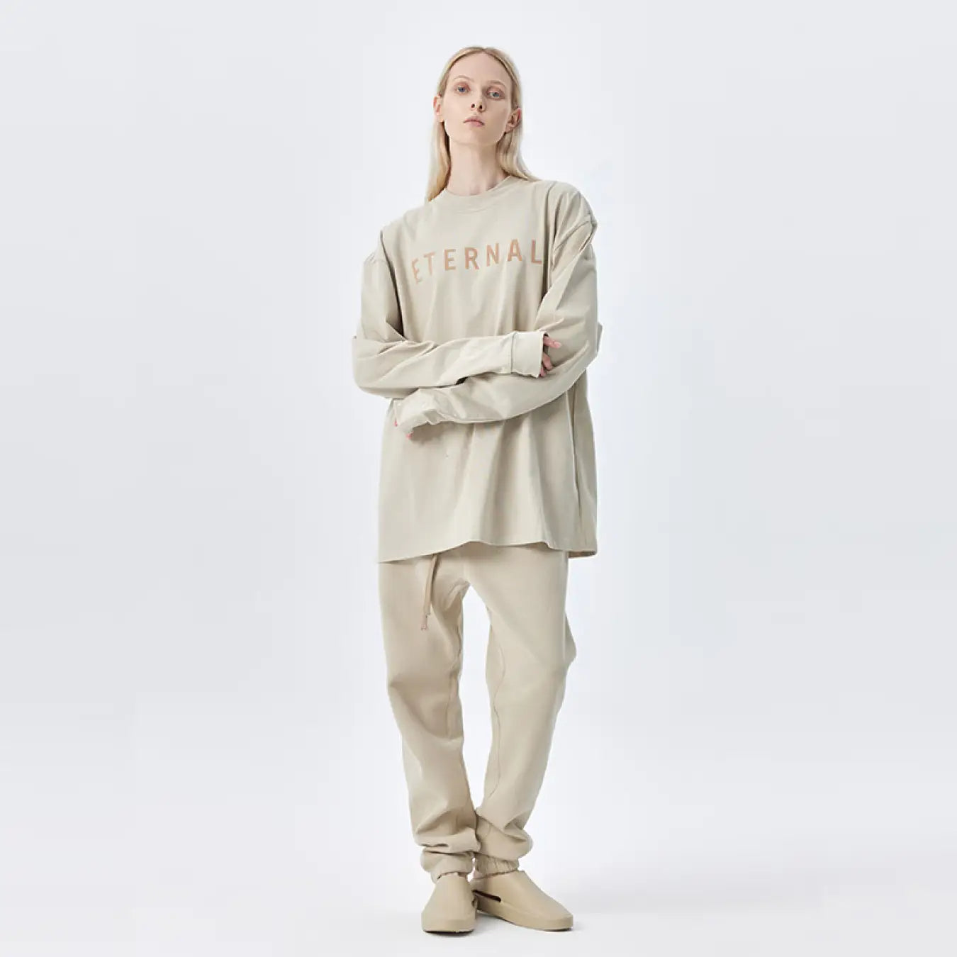 FOG FEAR OF GOD Season 8 Main Line Eternal Long Sleeve Sand color