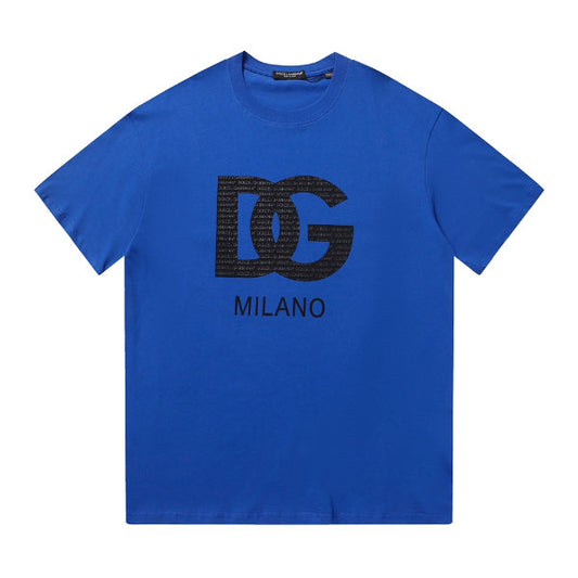 DOLCE & GABBANA COTTON T-SHIRT WITH DG MILANO PRINT – DT011