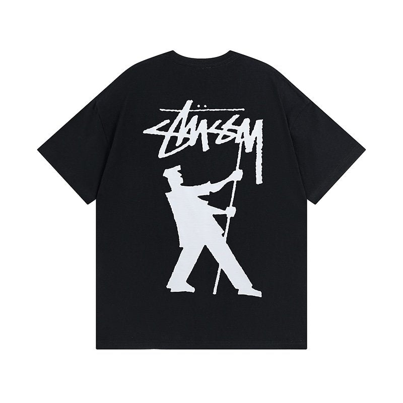 STUSSY DANCER PRINT TEE BLACK