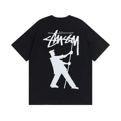 STUSSY DANCER PRINT TEE BLACK